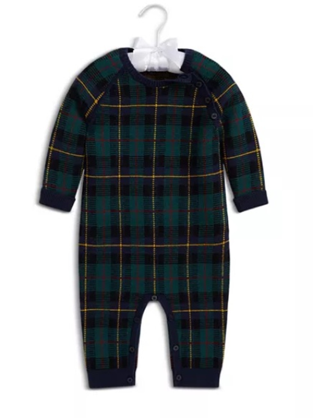 NWT Ralph Lauren Plaid Wool Coverall